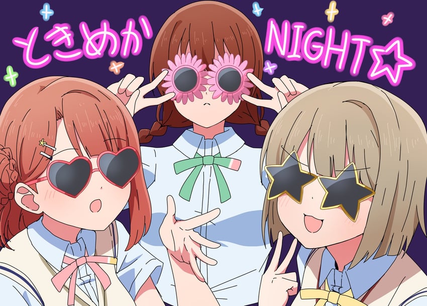 uehara ayumu, nakasu kasumi, and emma verde (love live! and 1 more) drawn by taiyakippassion