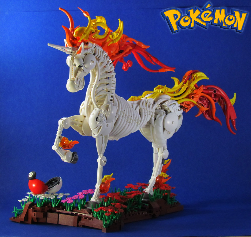 rapidash (pokemon and 3 more) drawn by retinence