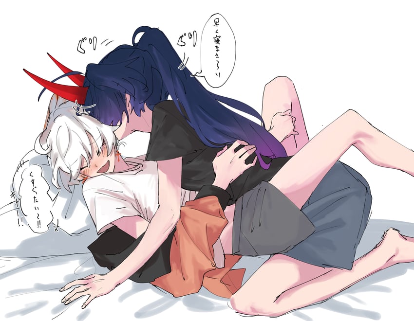 kiana kaslana and raiden mei (honkai and 1 more) drawn by moonsun77773