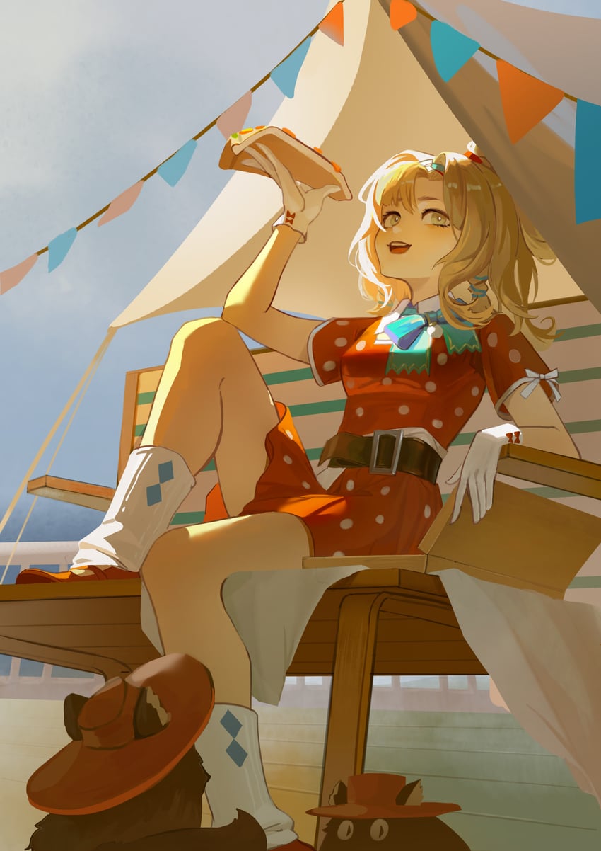 matilda bouanich and carbuncle (reverse:1999 and 1 more) drawn by qingyi_jiang
