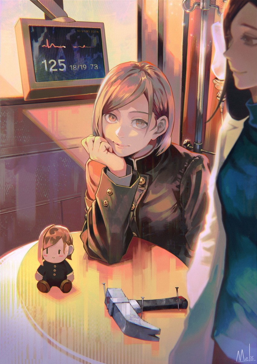 kugisaki nobara and ieiri shoko (jujutsu kaisen) drawn by kyuuba_melo