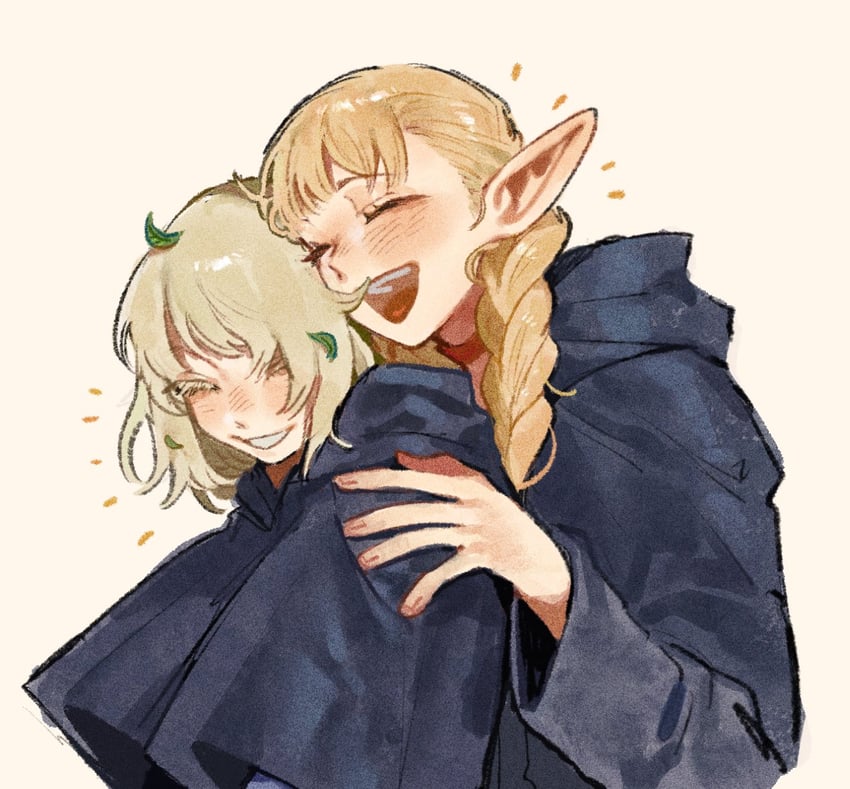 marcille donato and falin touden (dungeon meshi) drawn by nova_1810