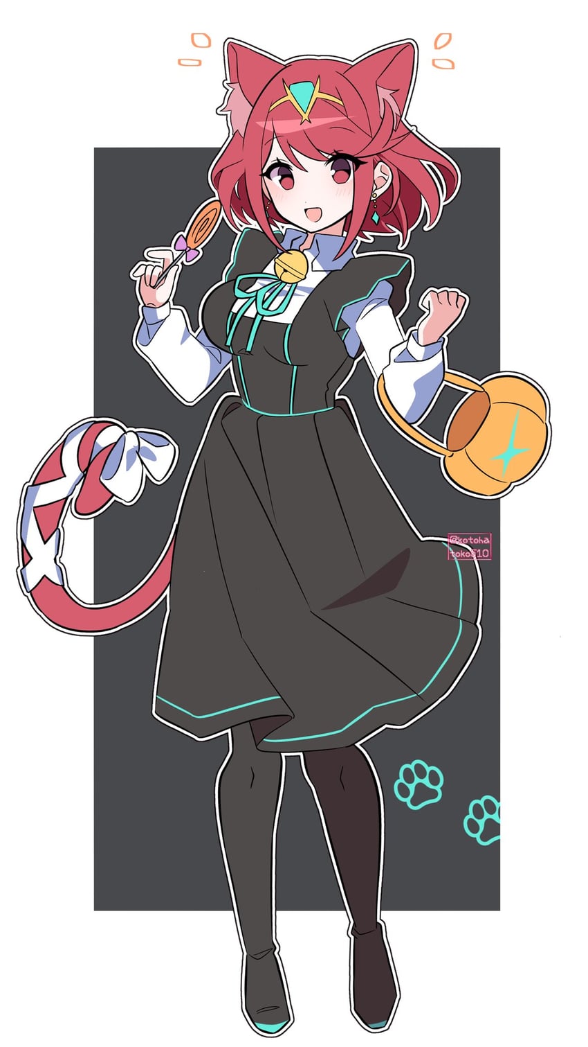 pyra (xenoblade chronicles and 1 more) drawn by kotohatoko510
