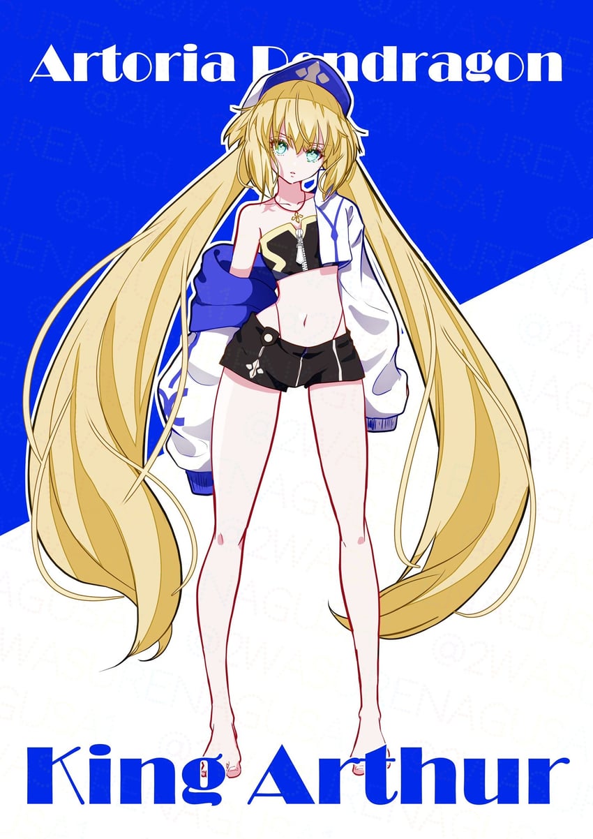 artoria pendragon and artoria caster (fate and 1 more) drawn by miyaka_(58305841)