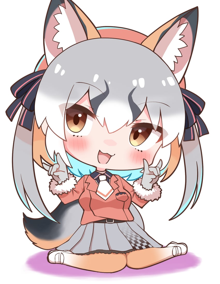 island fox (kemono friends and 1 more) drawn by mitorizu_02