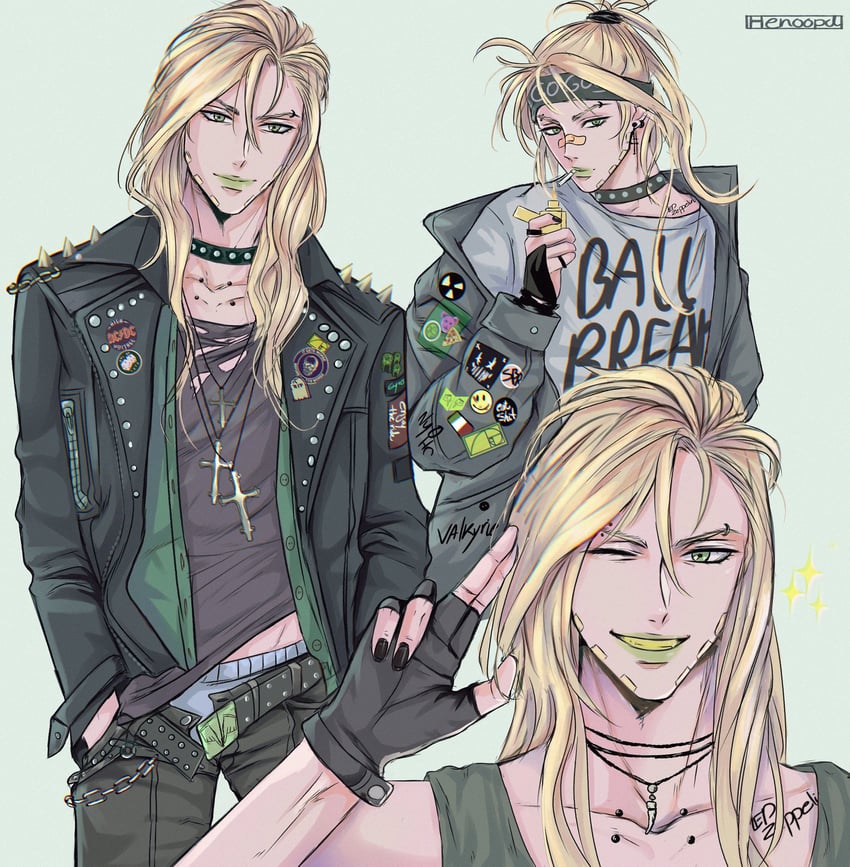 gyro zeppeli (jojo no kimyou na bouken and 1 more) drawn by henoopd