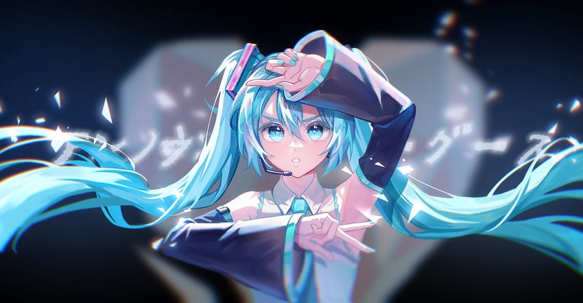 hatsune miku and wowaka (vocaloid and 1 more) drawn by negai_(48282230)