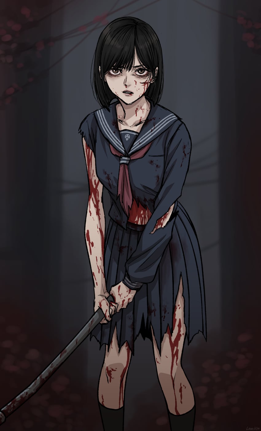shimizu hinako (silent hill and 1 more) drawn by kimleon