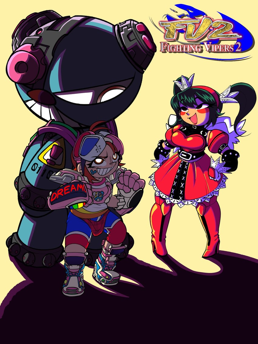 honey and emi (sega and 1 more) drawn by paragoned_plufs