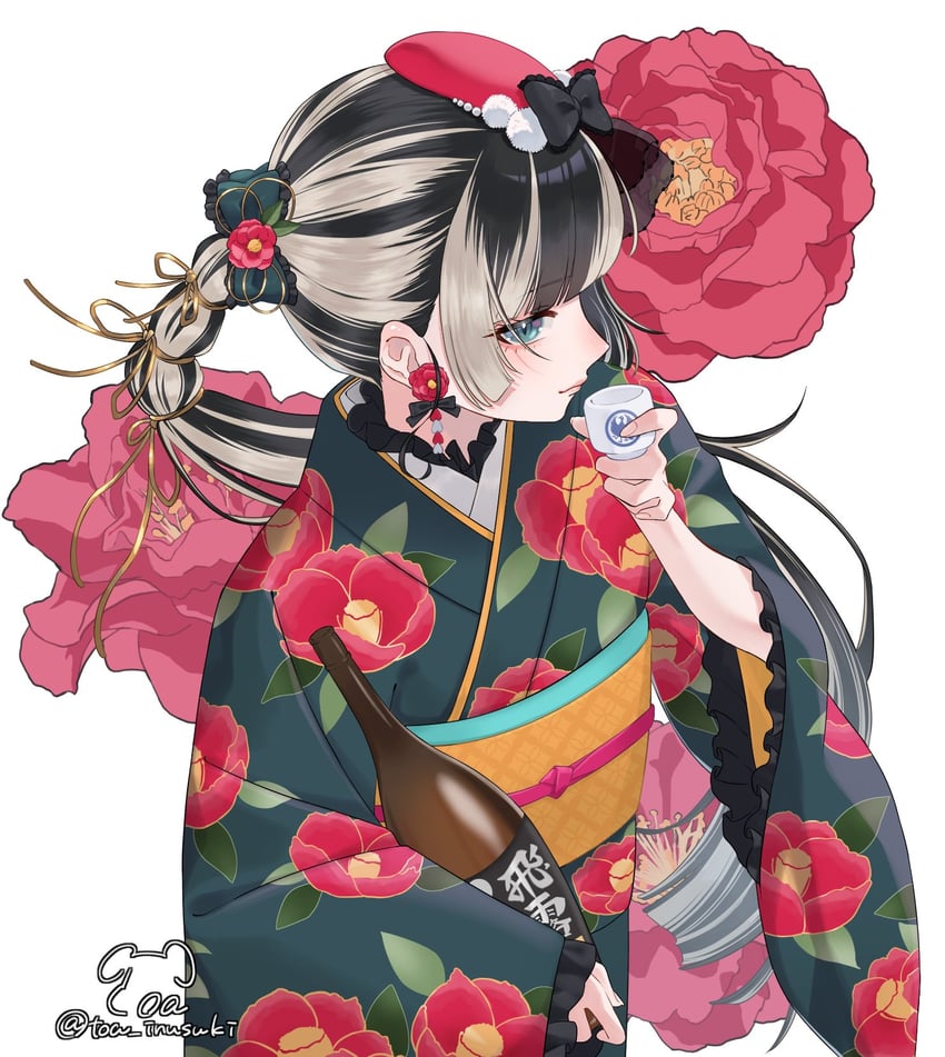 juufuutei raden (hololive and 1 more) drawn by toa_inusuki
