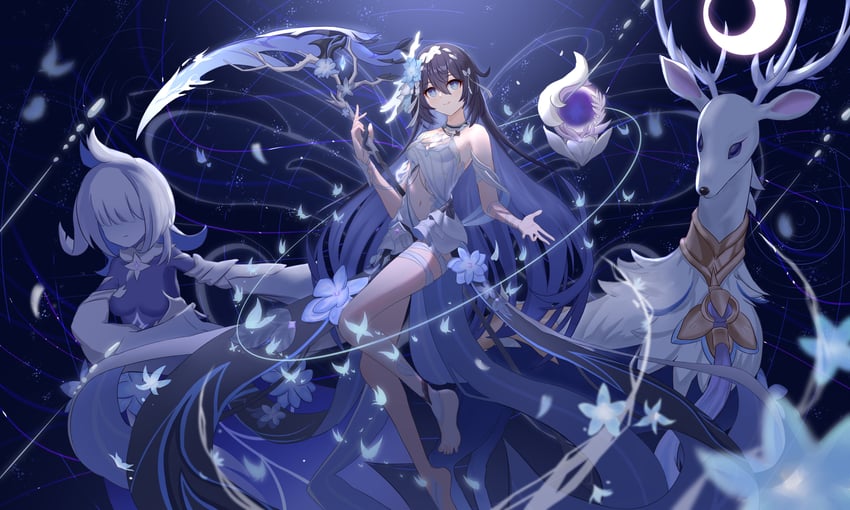 seele vollerei (honkai and 1 more) drawn by aichinaigai
