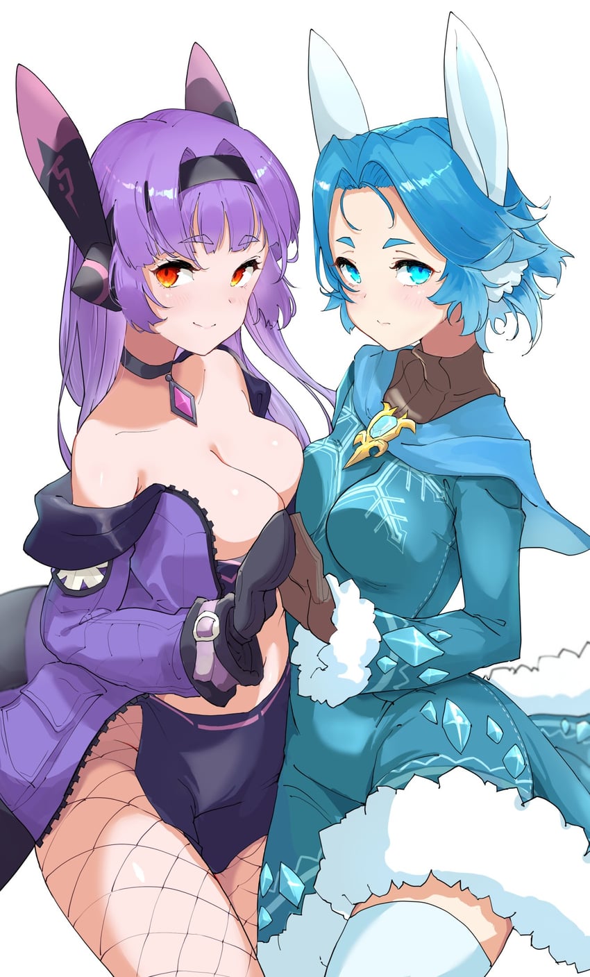 challenger dominiel and dominiel nixied (epic seven) drawn by scarled_epic7