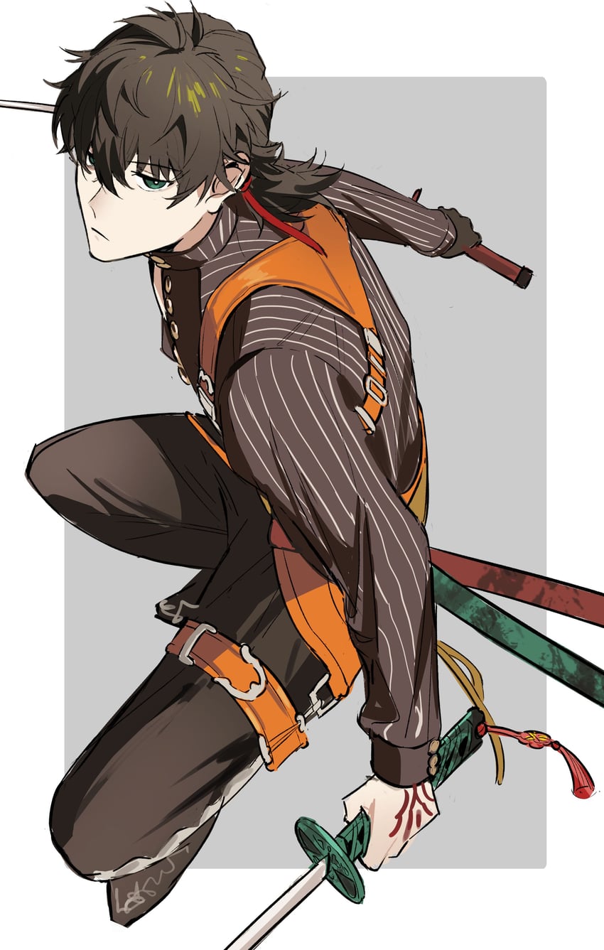miyamoto iori (fate and 2 more) drawn by yoru_yoru13