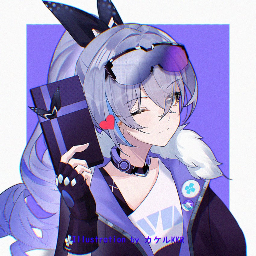 silver wolf (honkai and 1 more) drawn by srpzk
