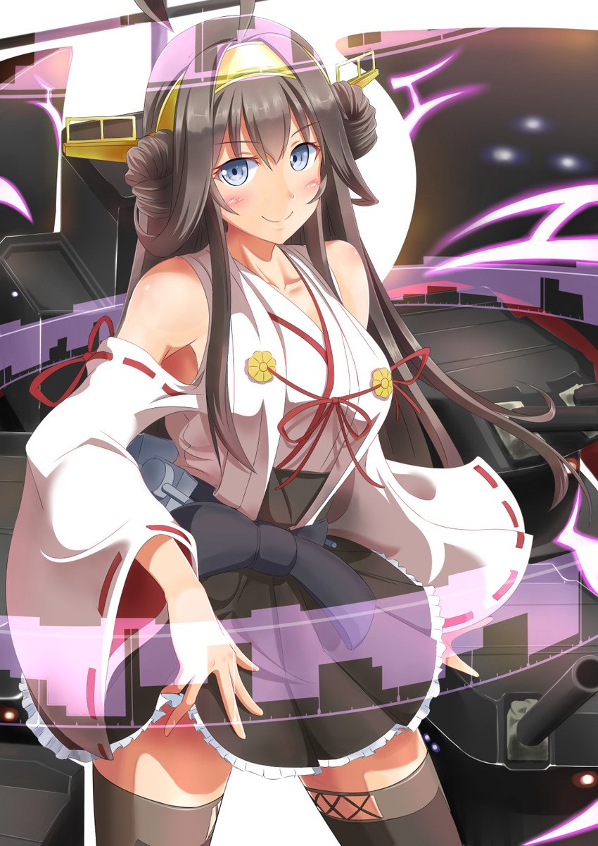 kongou (kantai collection and 1 more) drawn by ichikawa_feesu