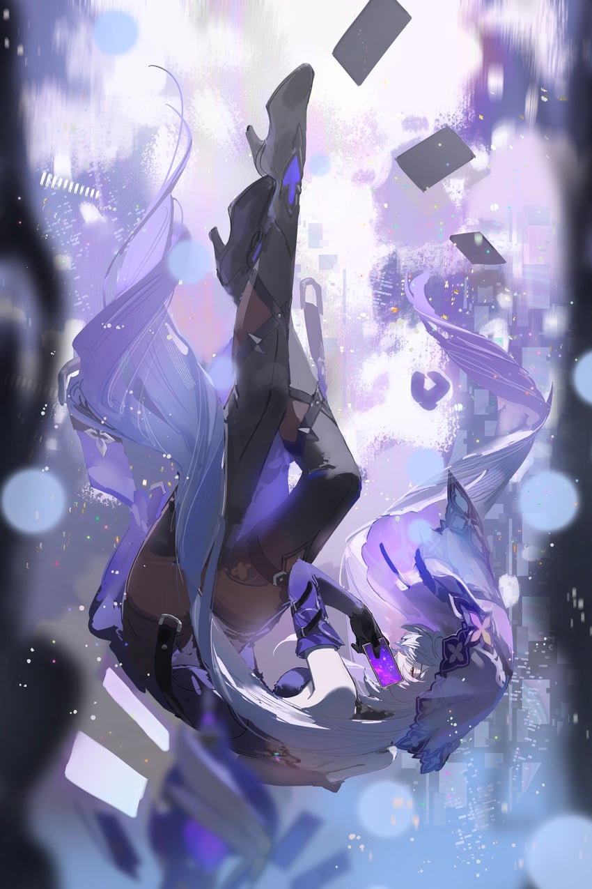 black swan (honkai and 1 more) drawn by rafaelaaa