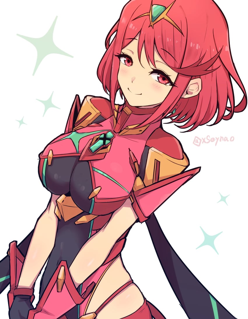 pyra (xenoblade chronicles and 1 more) drawn by mochimochi_(xseynao)