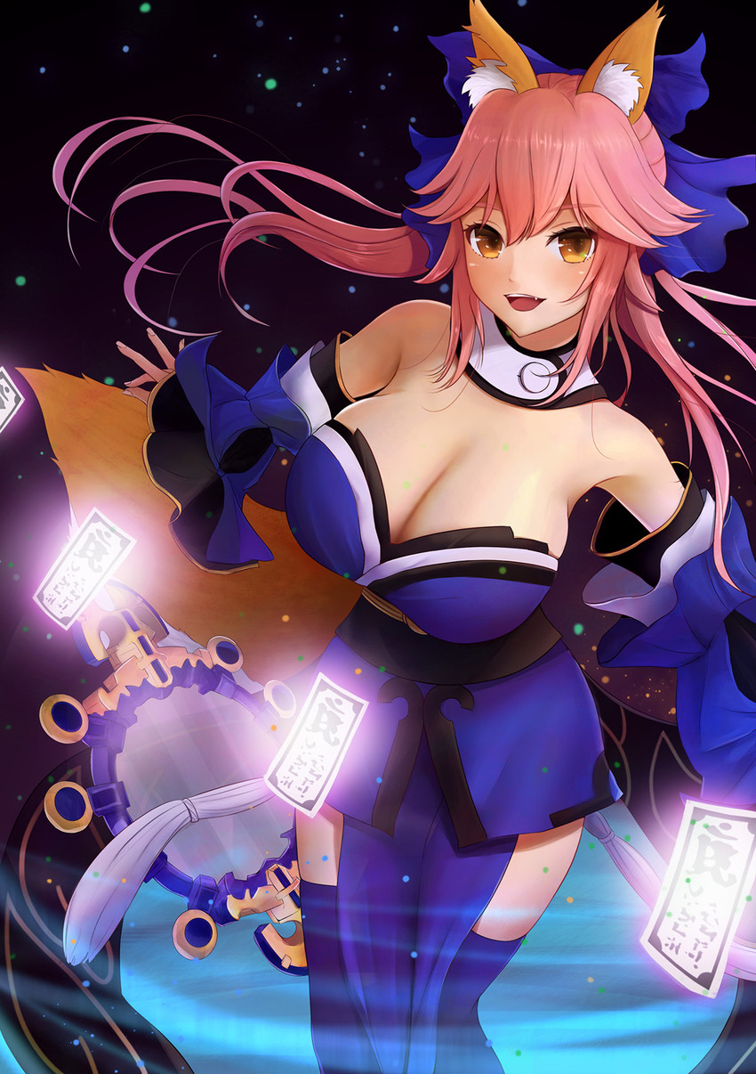 tamamo and tamamo no mae (fate and 2 more) drawn by kannko_bokujou
