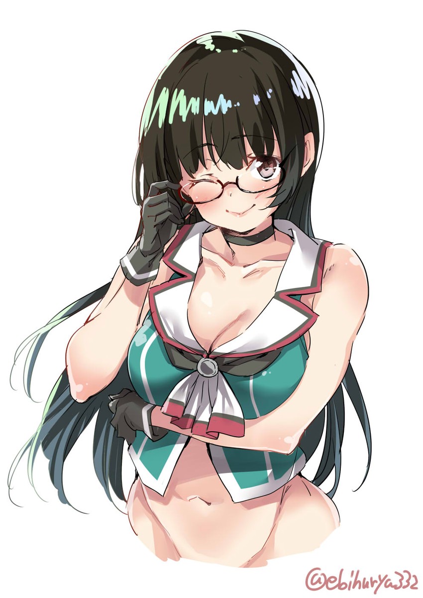 choukai and choukai kai ni (kantai collection) drawn by ebifurya