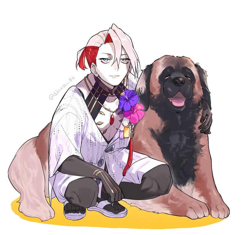 karna (fate and 1 more) drawn by shimezu_06