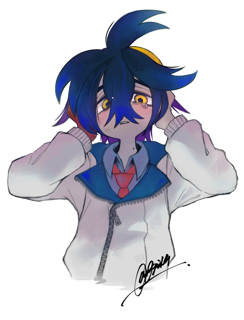 kieran (pokemon and 1 more) drawn by sakekuzu_no_ame