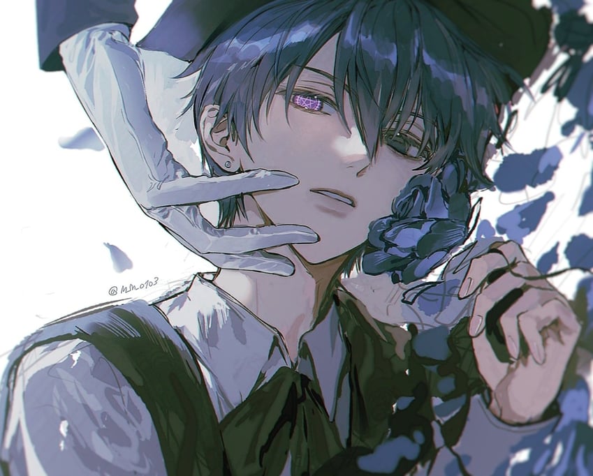 ciel phantomhive and sebastian michaelis (kuroshitsuji) drawn by m_m_pb