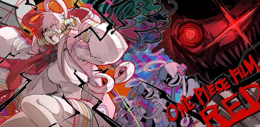 uta (one piece and 1 more) drawn by kankan33333