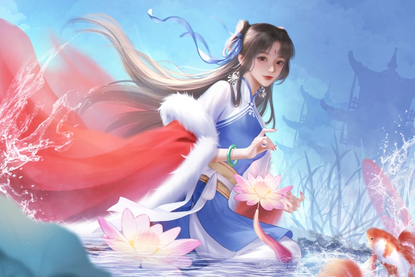 zhao linger (xianjian qixia zhuan) drawn by zhao_ling_er_shao_guan_lu