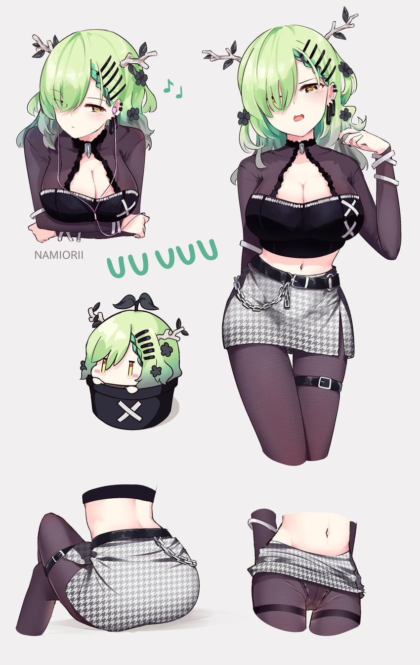 ceres fauna (hololive and 1 more) drawn by namiorii