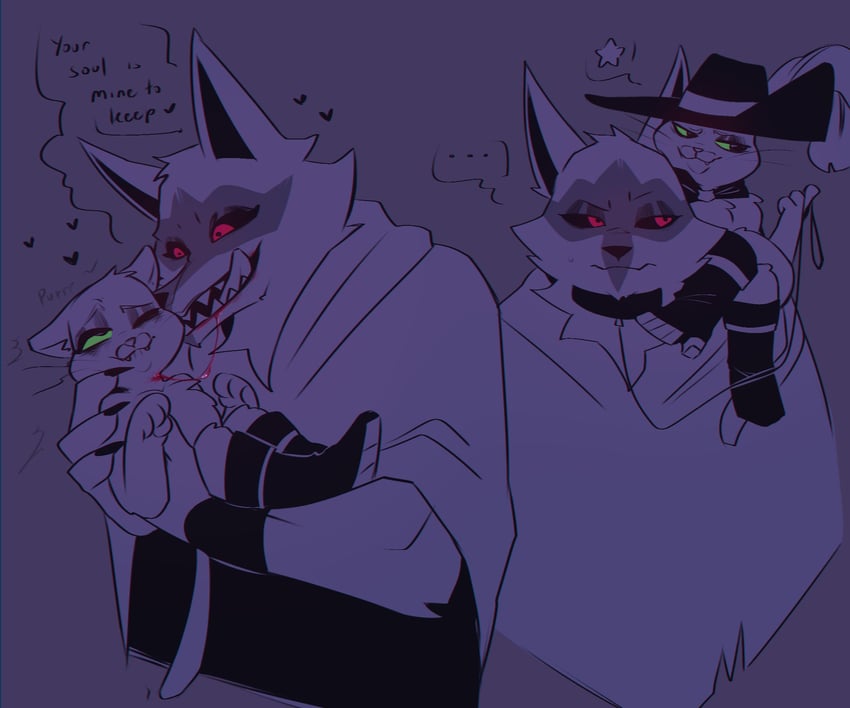 death and puss in boots (shrek and 1 more) drawn by yorn20779321