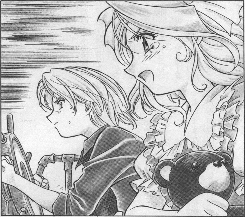 iris chateaubriand, reni milchstrasse, and jean-paul (sakura taisen and 2 more) drawn by suganuma_eiji