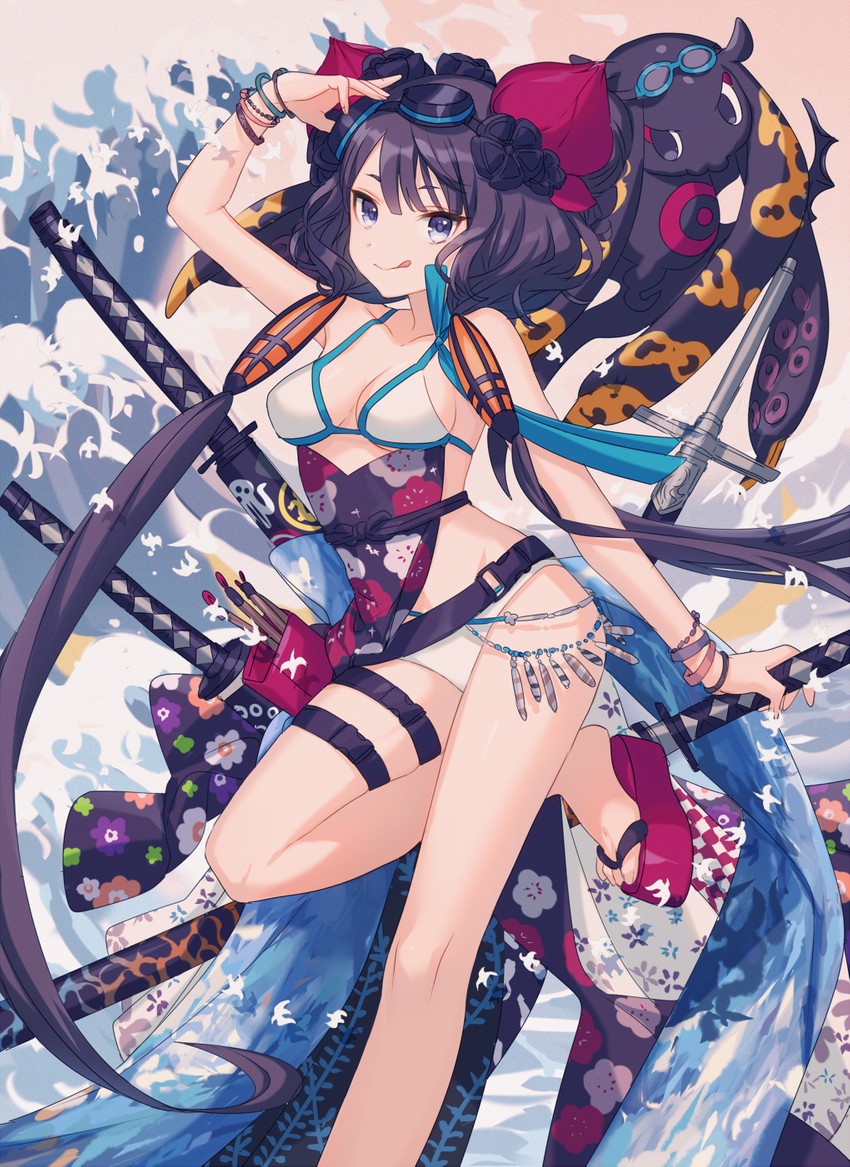 katsushika hokusai and tokitarou (fate and 2 more) drawn by asuda