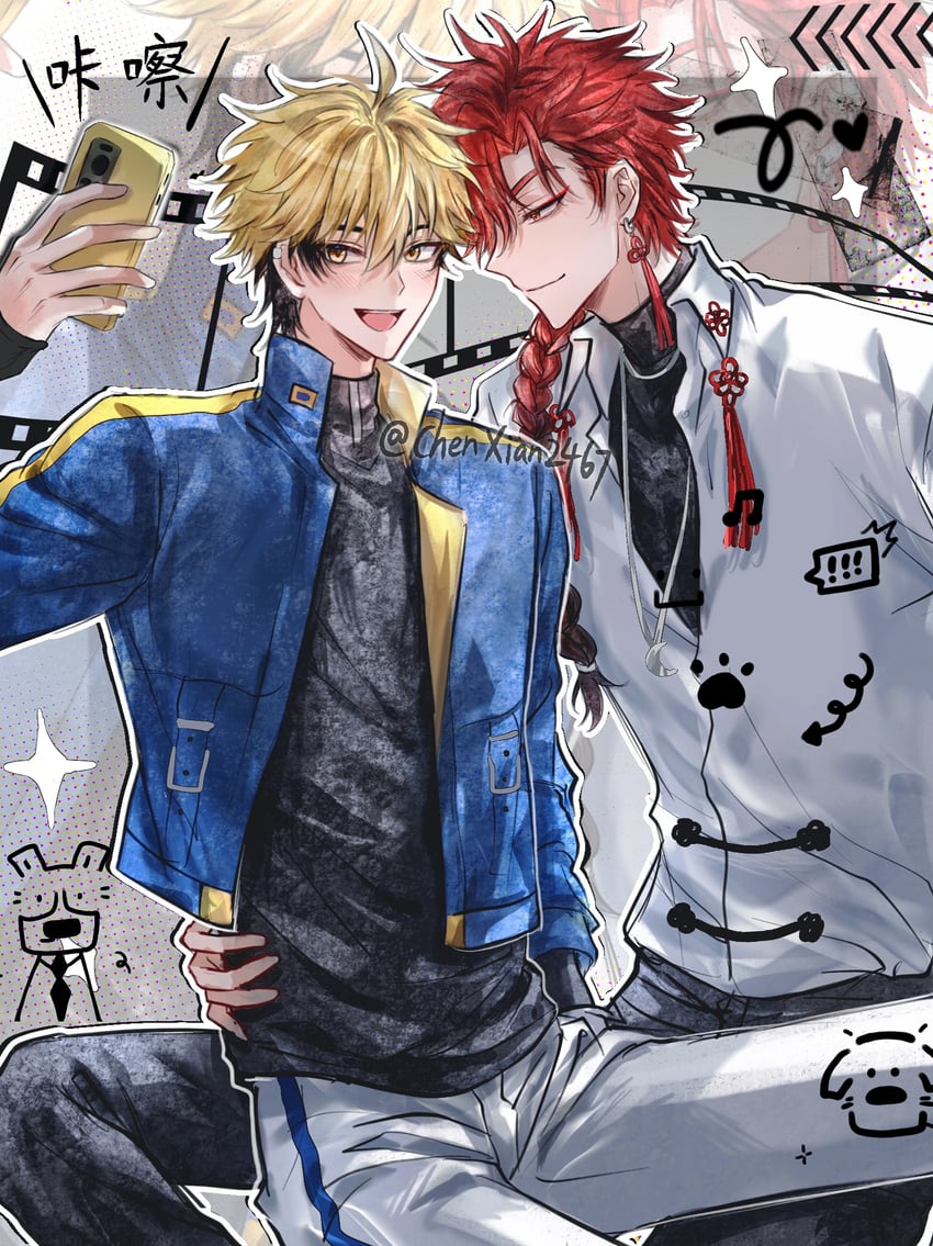 xia fei and xiao weiying (shiguang dailiren) drawn by yuxianchen