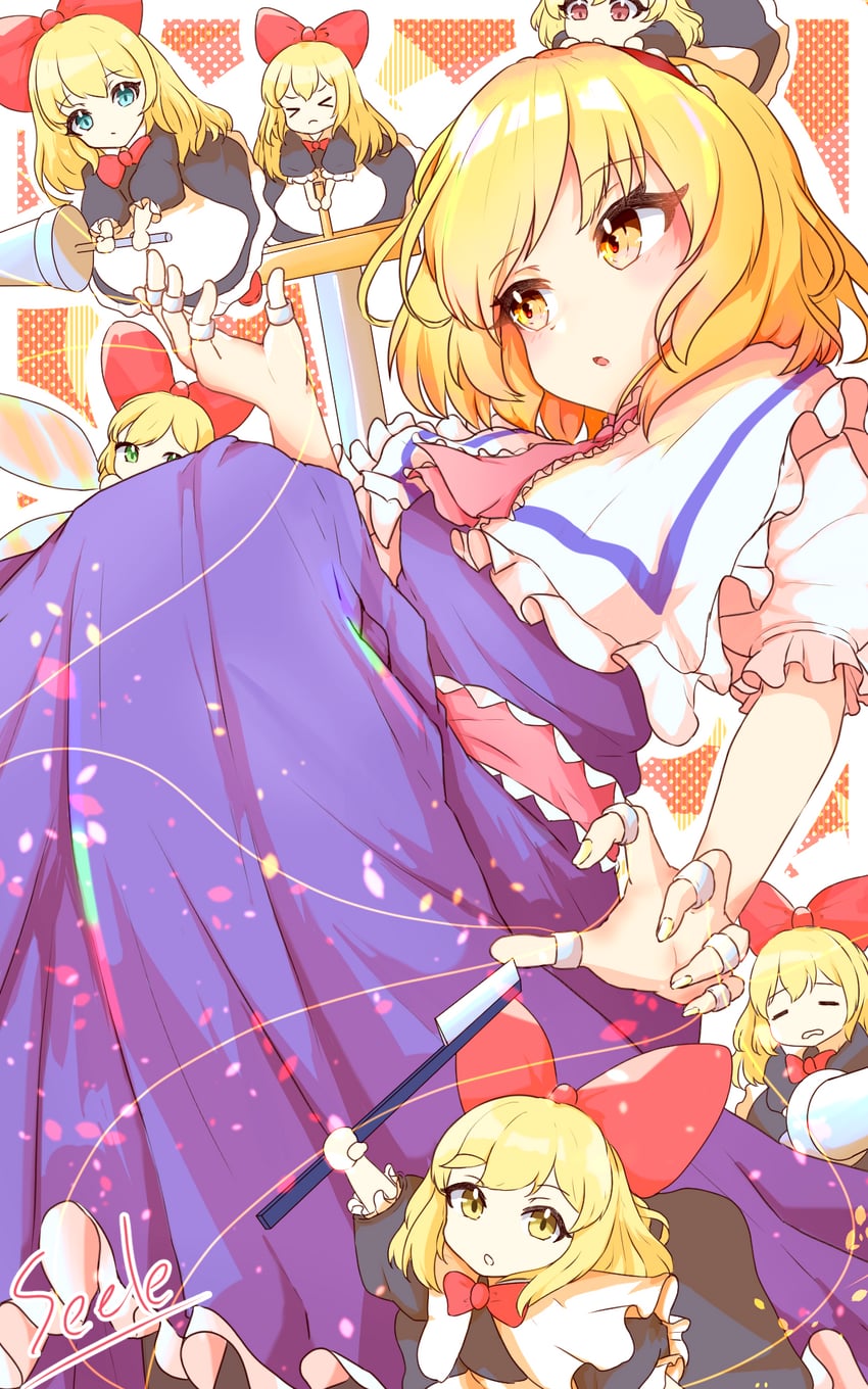 alice margatroid and shanghai doll (touhou) drawn by seele_(chanseele0128)