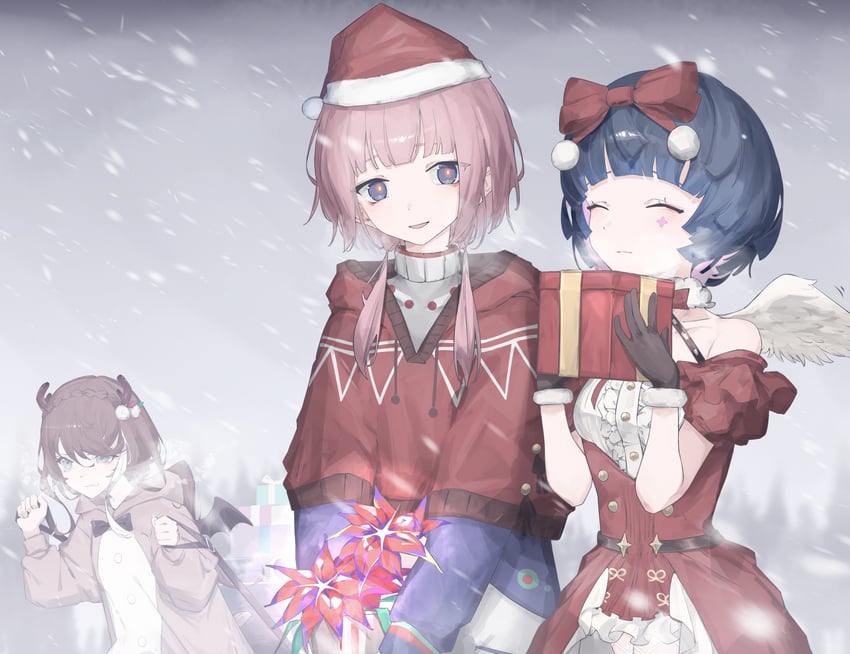 kaf, asu, and aru (kamitsubaki studio and 1 more) drawn by momori0118