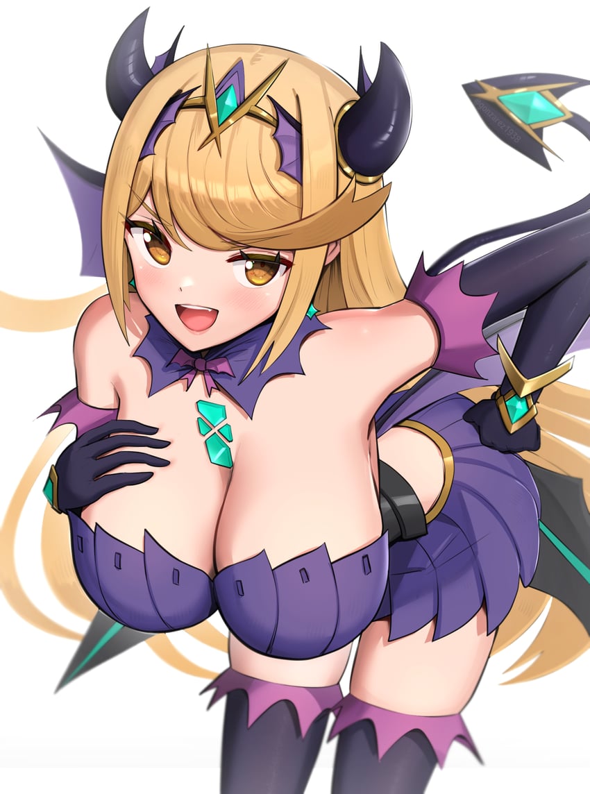 mythra (xenoblade chronicles and 1 more) drawn by gonzarez