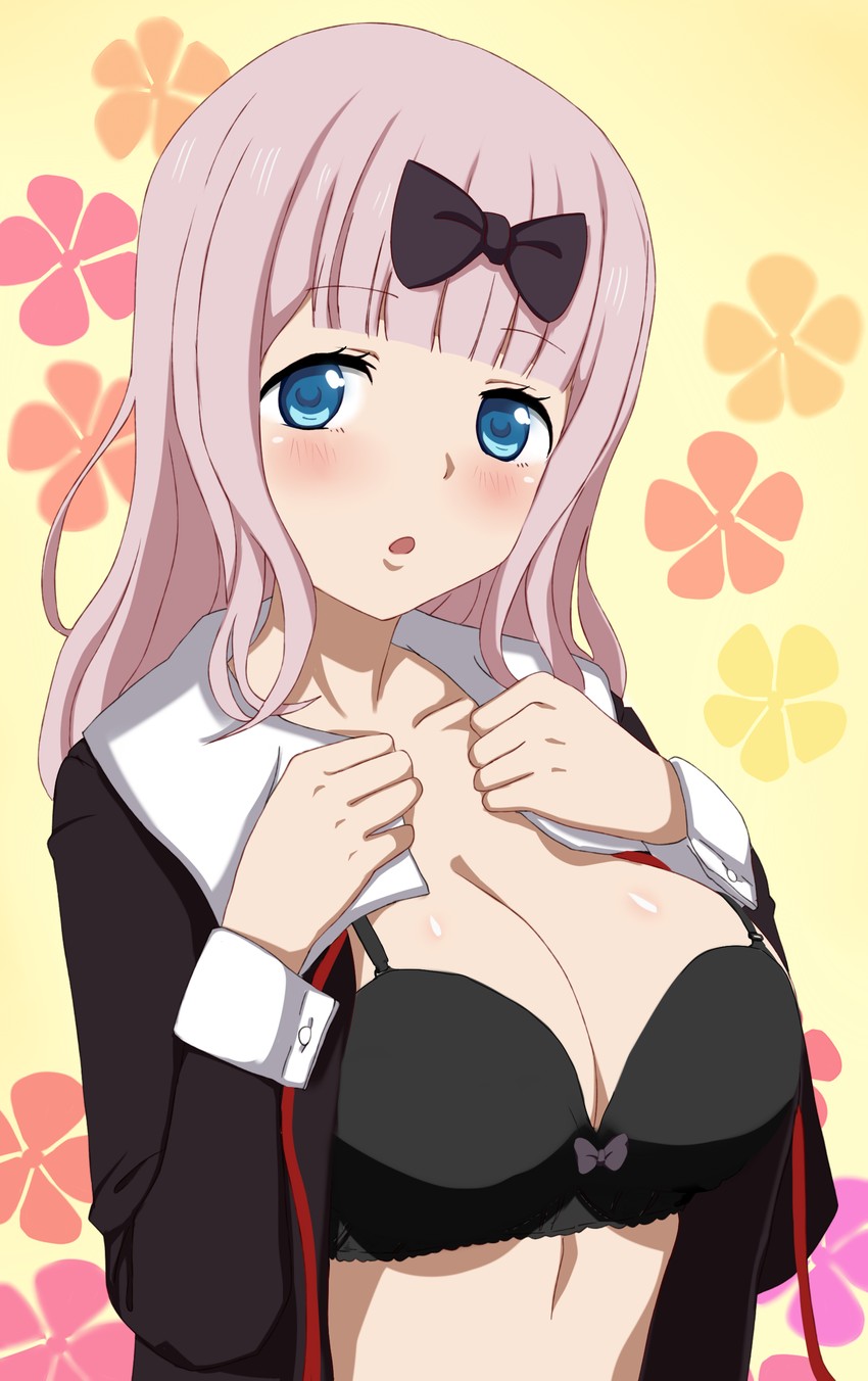 fujiwara chika (kaguya-sama wa kokurasetai ~tensai-tachi no renai zunousen~) drawn by ero_daisuki