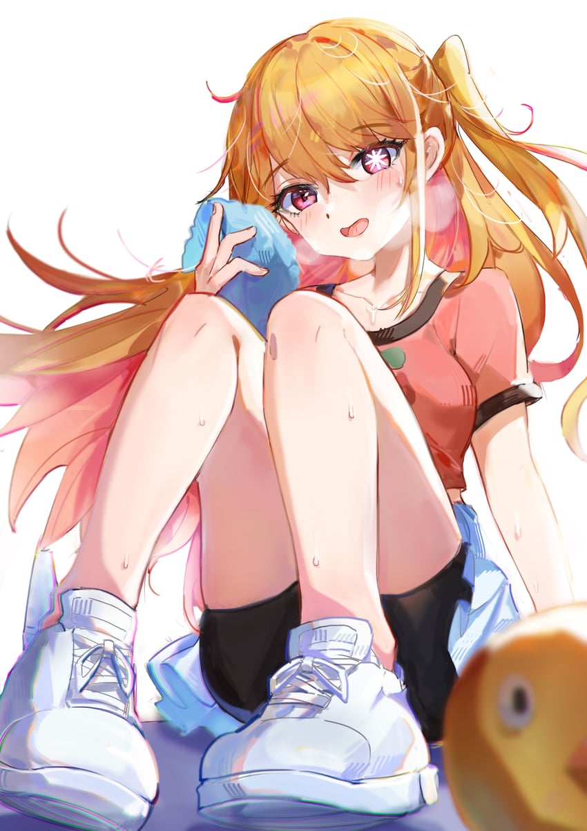 hoshino ruby and pieyon (oshi no ko) drawn by miyano_haruto