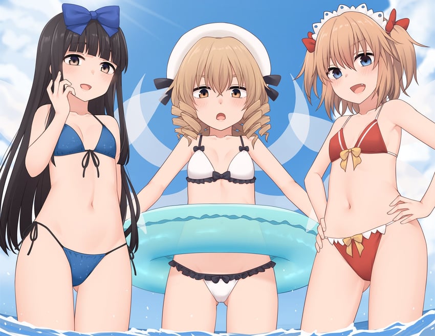 star sapphire, luna child, and sunny milk (touhou) drawn by miyo_(ranthath)