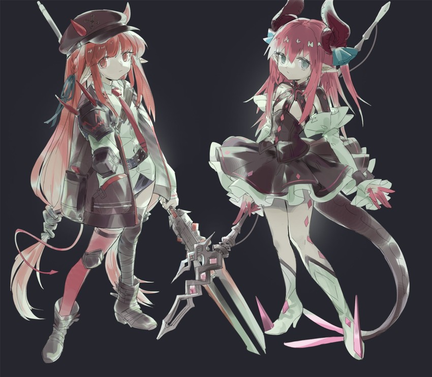 elizabeth bathory and vigna (fate and 4 more) drawn by nemo_(leafnight)