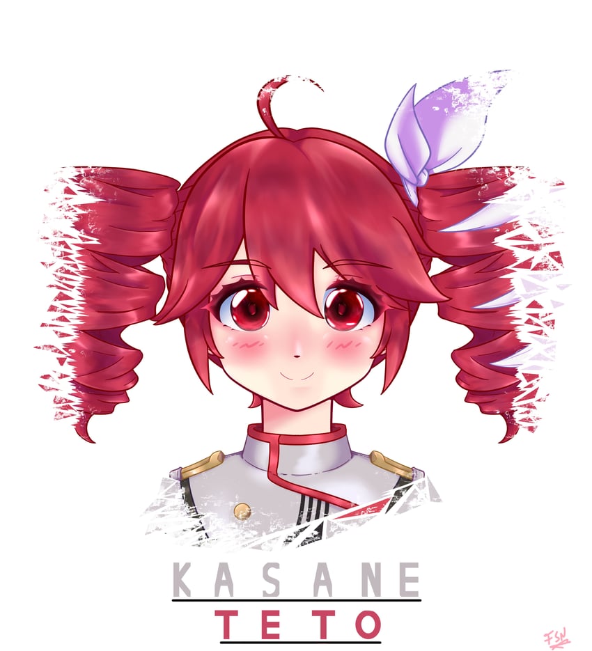 kasane teto (utau and 1 more) drawn by frasenu