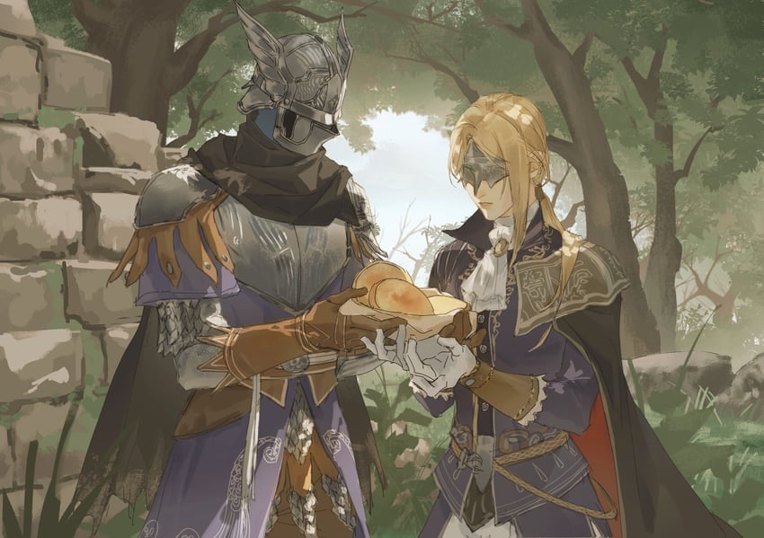 wylder and duchess (elden ring and 1 more) drawn by geranbb