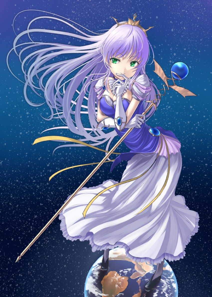 feena fam earthlight (yoake mae yori ruri iro na) drawn by shiokonbu