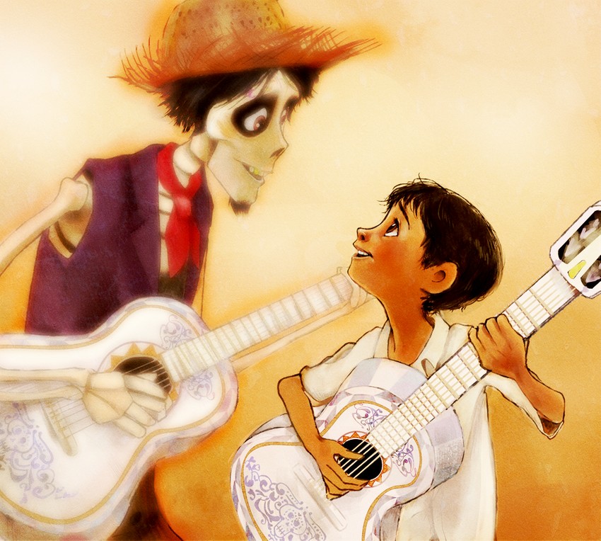 hector rivera and miguel rivera (coco) drawn by mepachiri_(tbtbrarara)