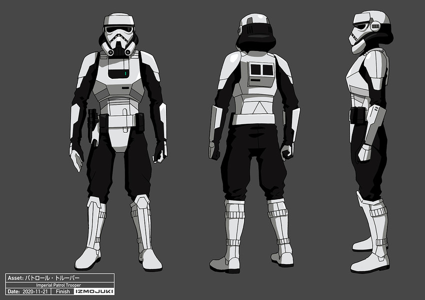 imperial patrol trooper (star wars and 1 more) drawn by okubo_junji