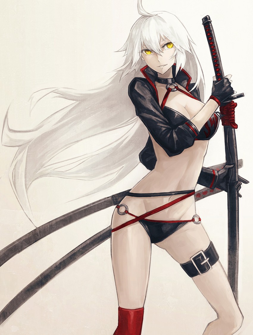 jeanne d'arc alter (fate and 1 more) drawn by a-er_(akkij0358)