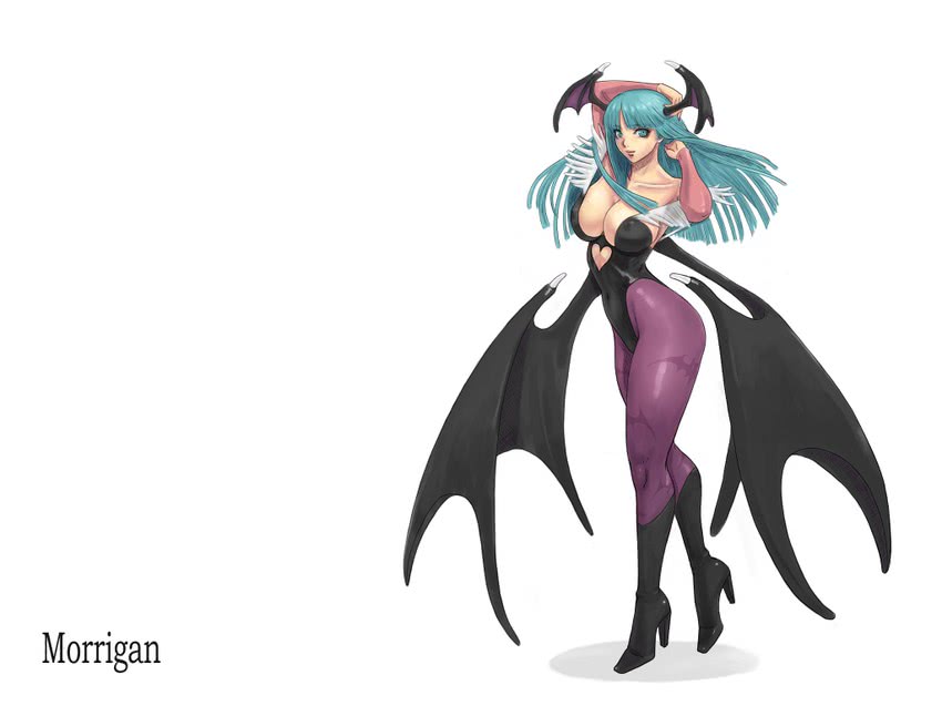 morrigan aensland (darkstalkers) drawn by ark_(morita_hitomi)