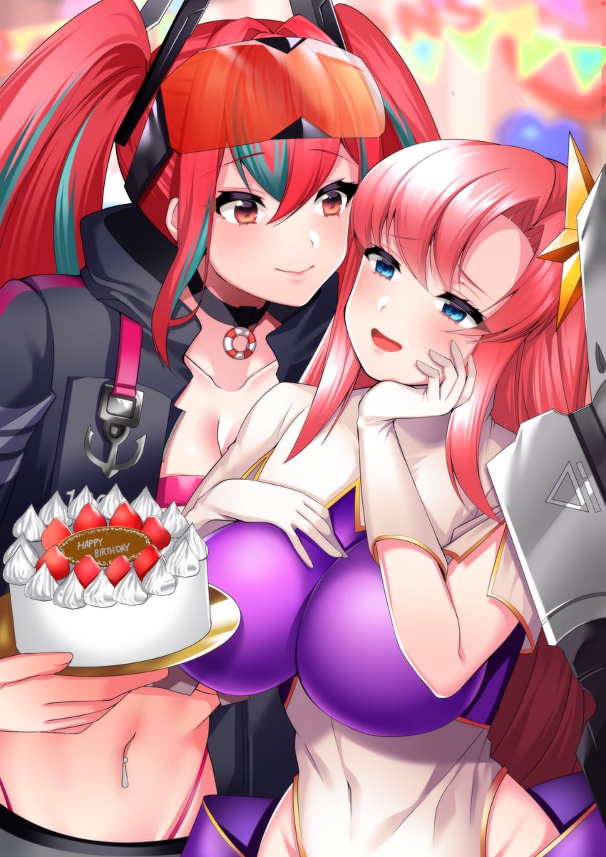 bremerton and meer campbell (azur lane and 3 more) drawn by uzura_(moimoi)