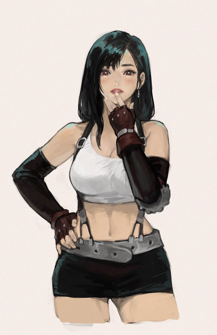 tifa lockhart (final fantasy and 2 more) drawn by ji_ko_(koji)