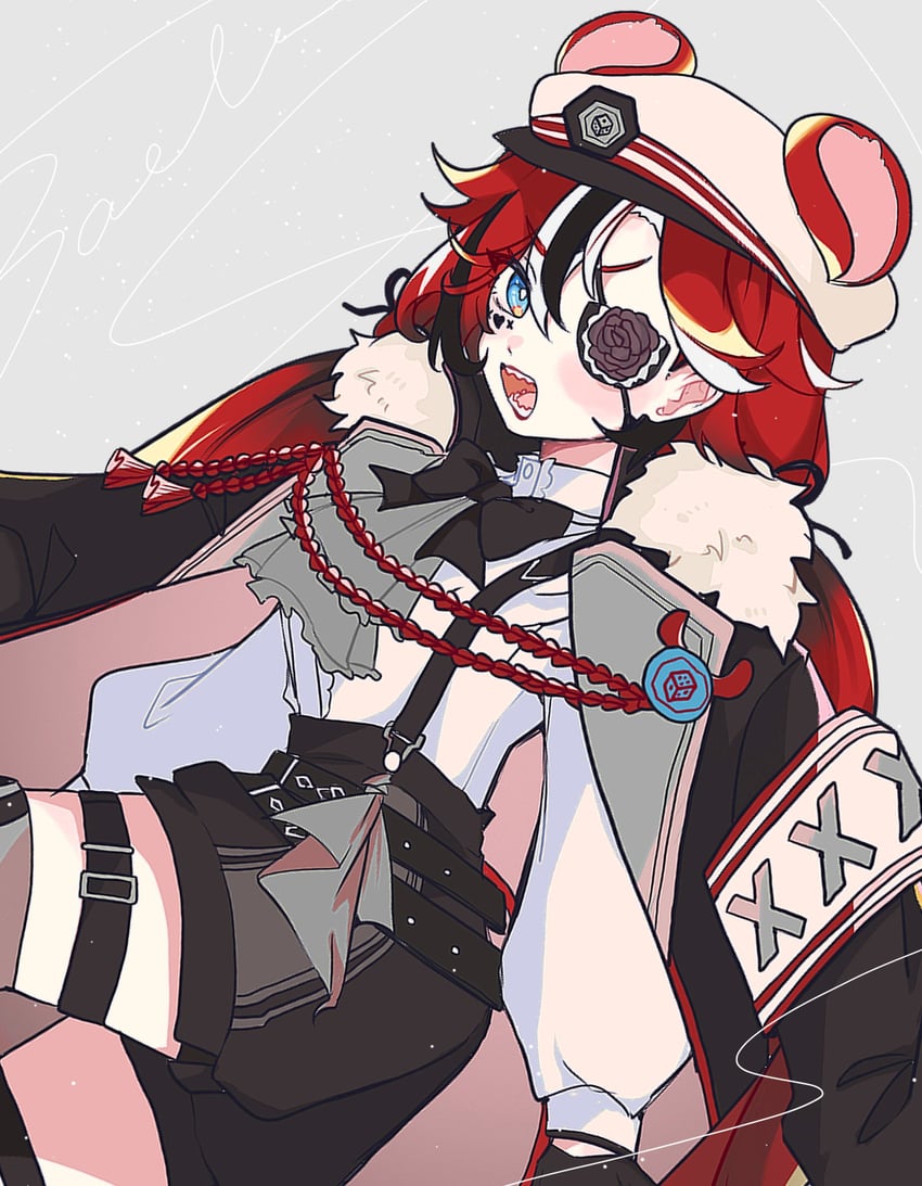 hakos baelz (hololive and 1 more) drawn by touru_(eo_052605)